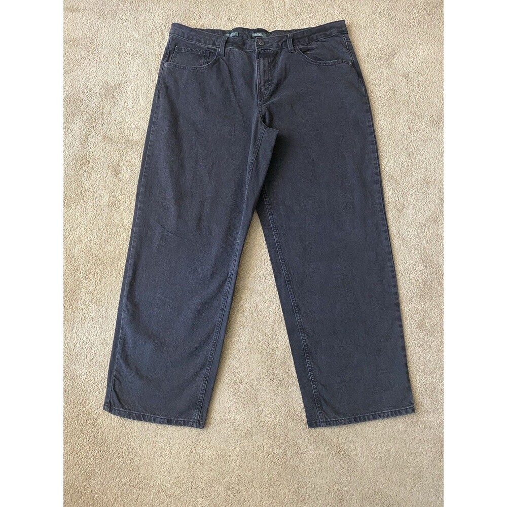 Wild Fable Mid-Rise '90s Relaxed Straight Jeans Black Y2K Grunge Womens Size 16